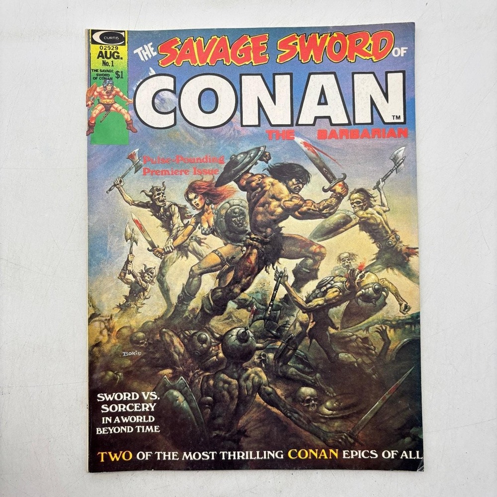 The Savage Sword of Conan #1 Marvel John Buscema Premiere 1973